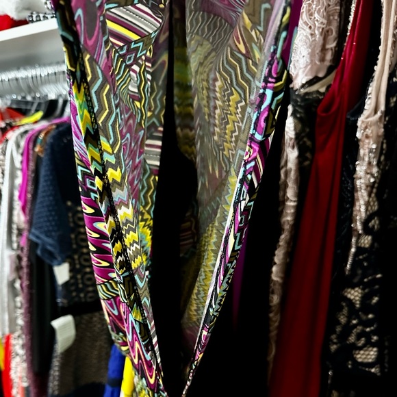 NWT Sexy, Vibrant & Fun Dress 👗 Lightweight Dress - Size 16 / XL 💜🩷💚💛🩵 - Picture 9 of 9